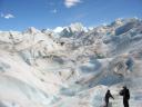 trekking sobre el glaciar